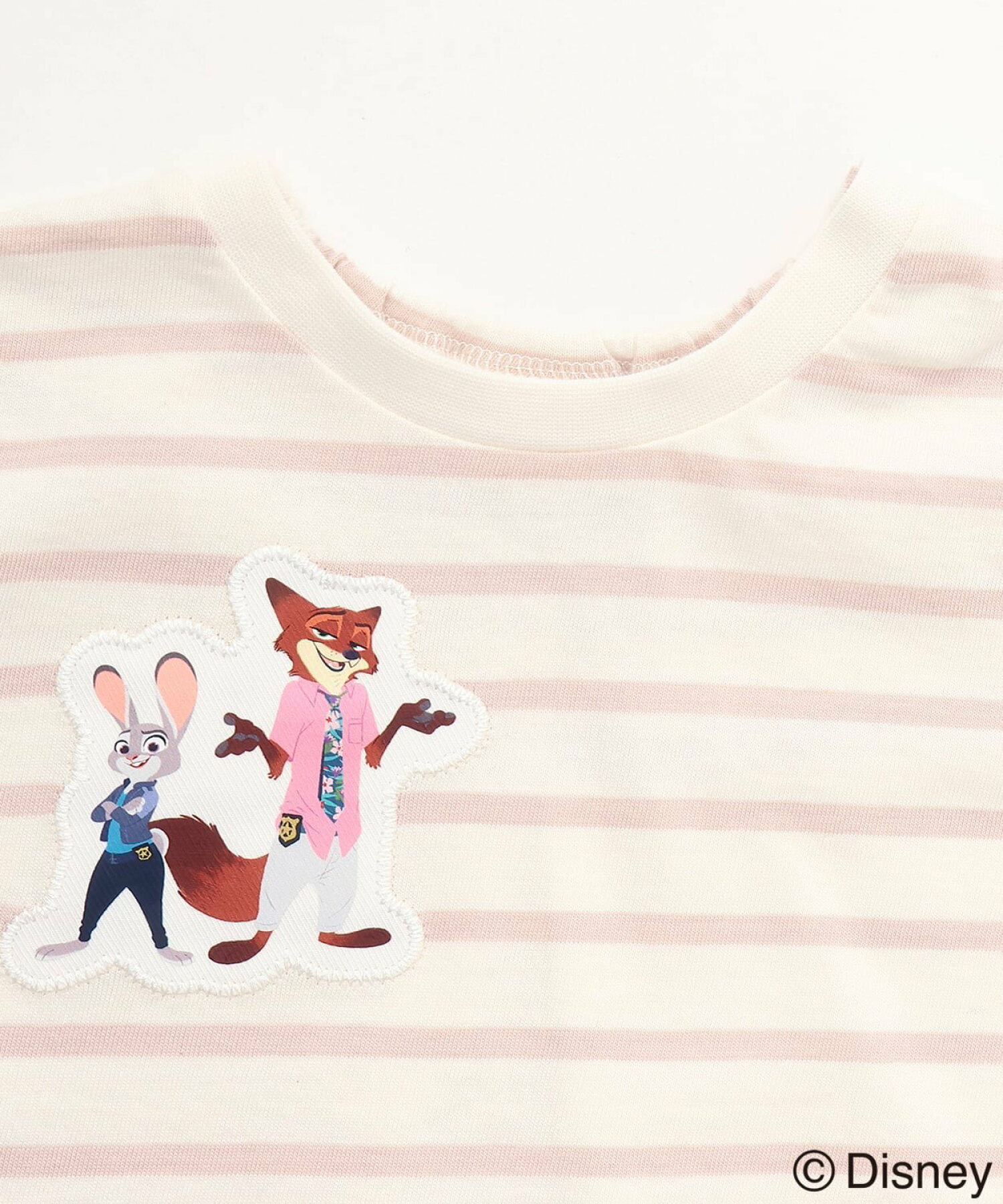 🆕【⭐訂購⭐】 🇯🇵日本直送🌀#Zootopia 接觸涼感 愛心貼花 短袖 tee［3款選］🌀 [ELFA-0012]