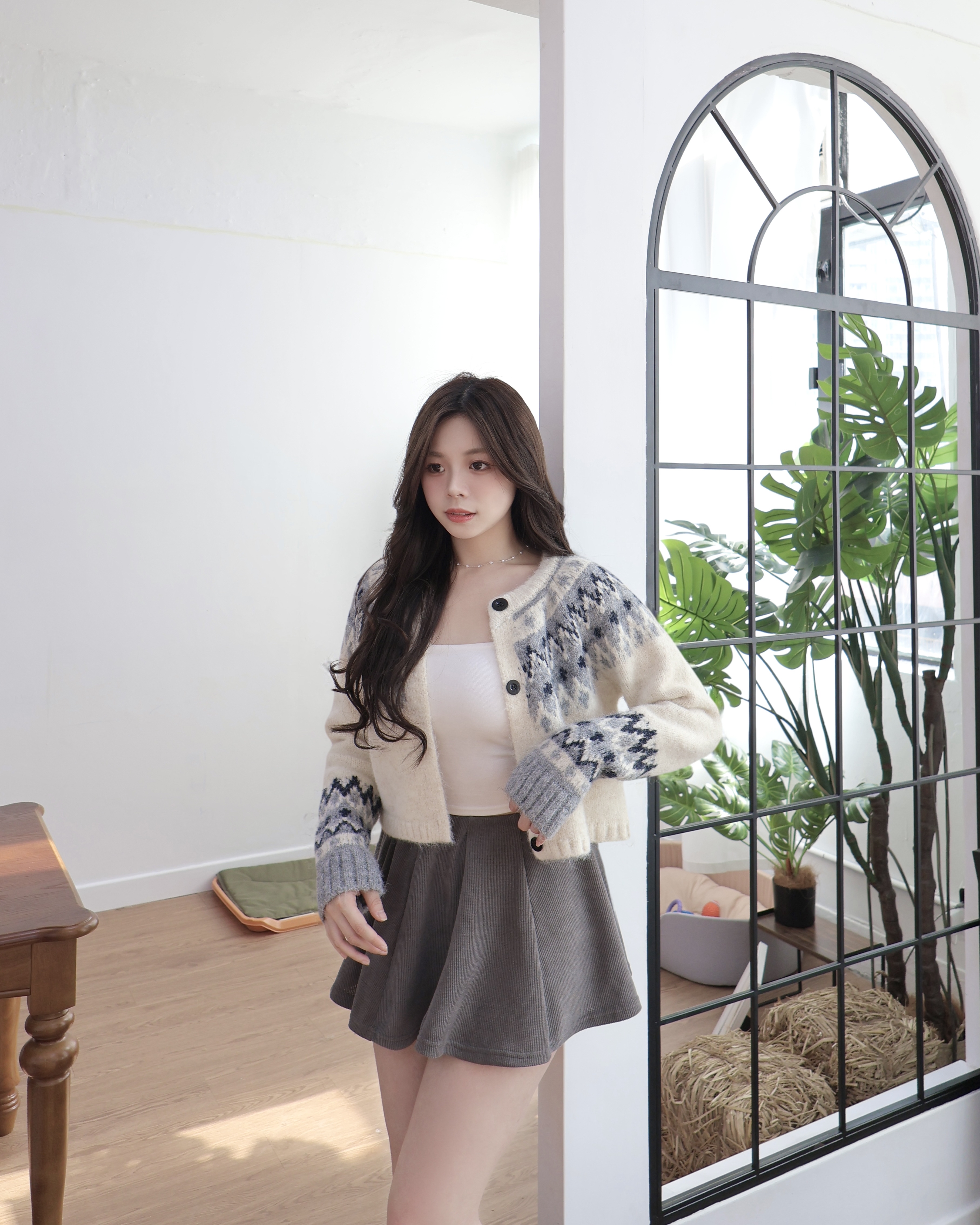 【 ♪ 高質量🎱充滿質感紋理～🖤超美波浪裙擺裙褲୨⚑゛】High-quality Ruffle Skirt Pants(兩色入)