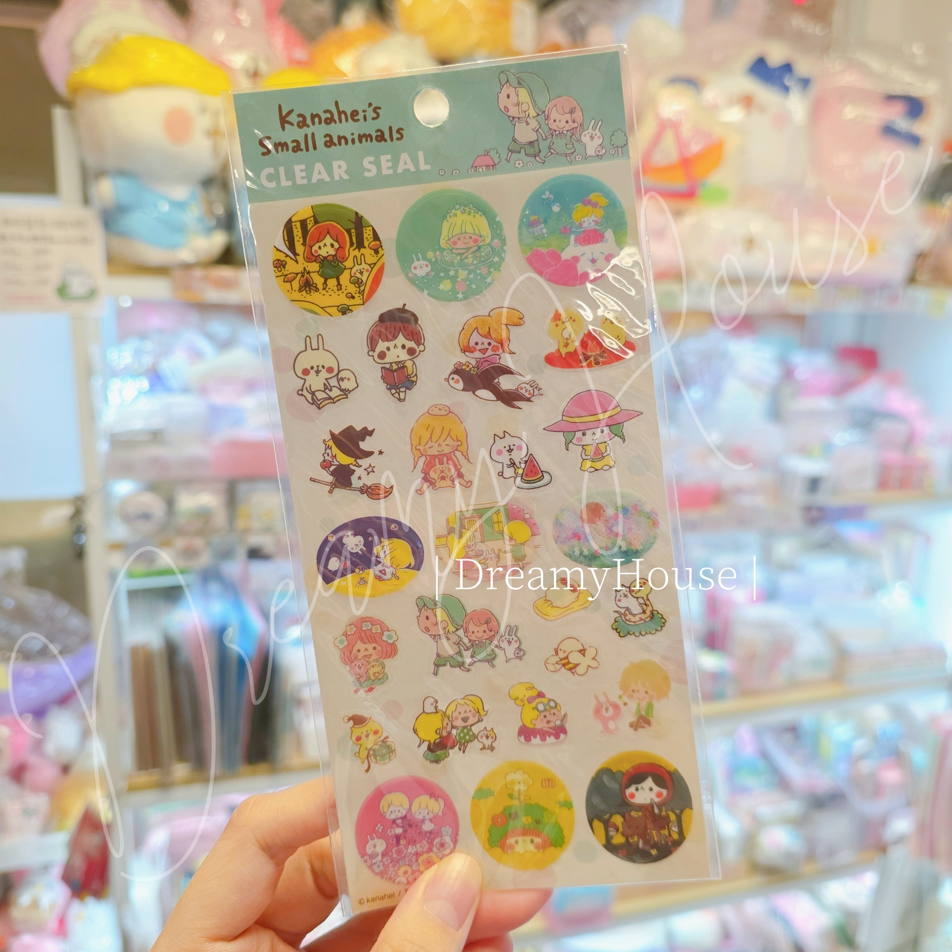 日本 kanahei 🎨kanahei 15th展🎨 透明貼紙