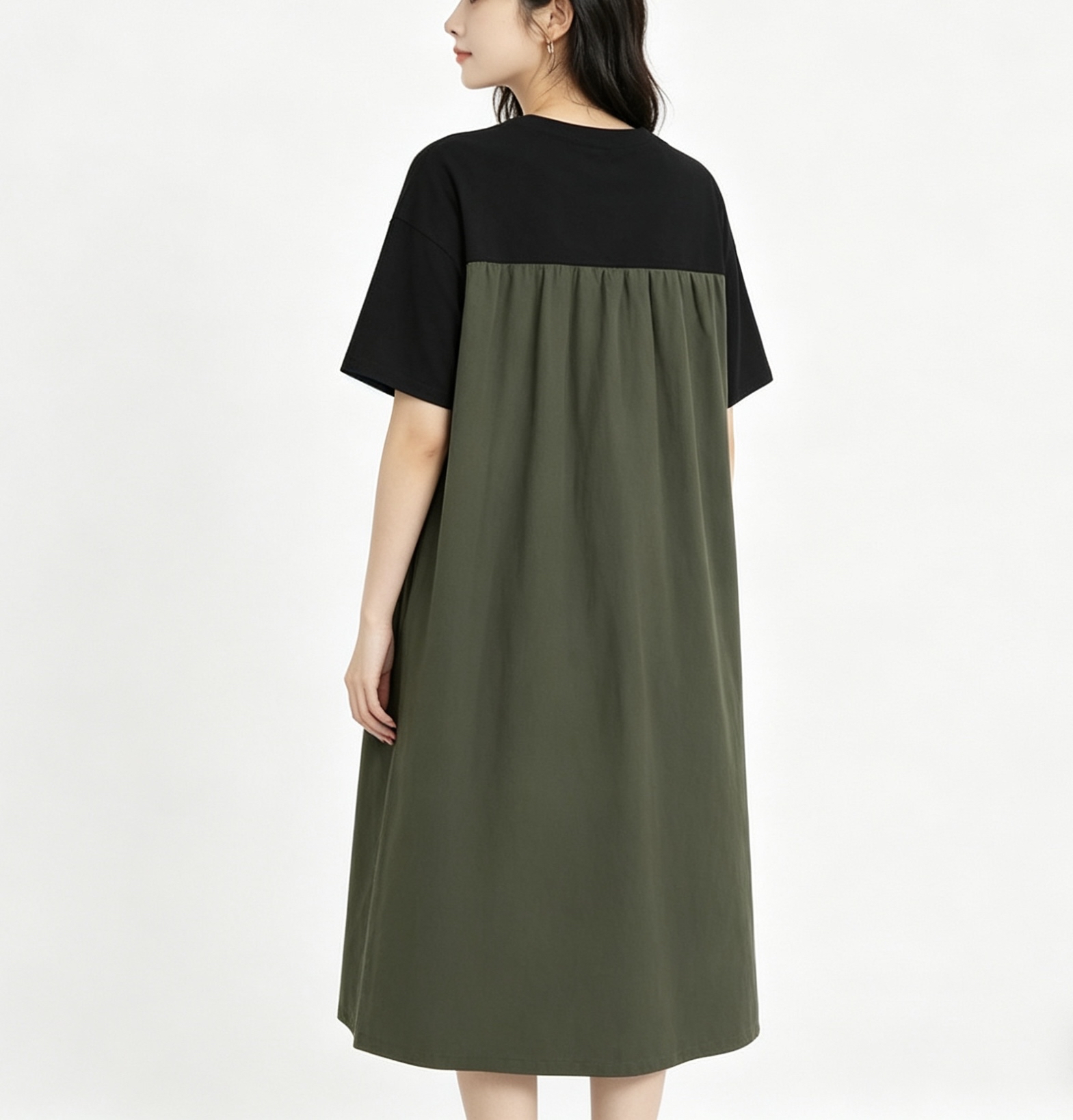 🌼春夏優惠🍀 拼色拼料大口袋Ops