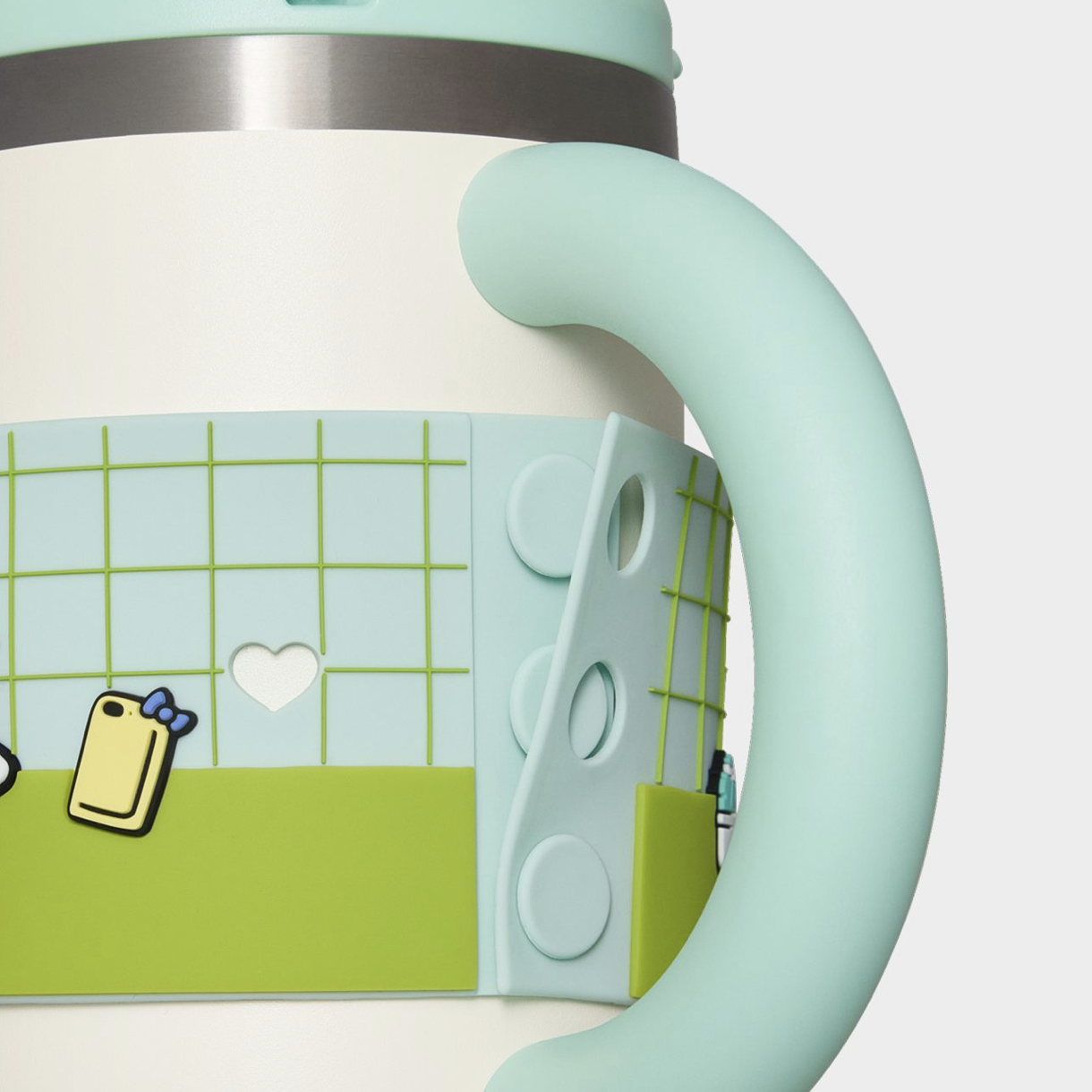 韓國 LEGODT X Hello Kitty 手提 不銹鋼 保冷 保溫杯 700ml｜Loop Tumbler Handy