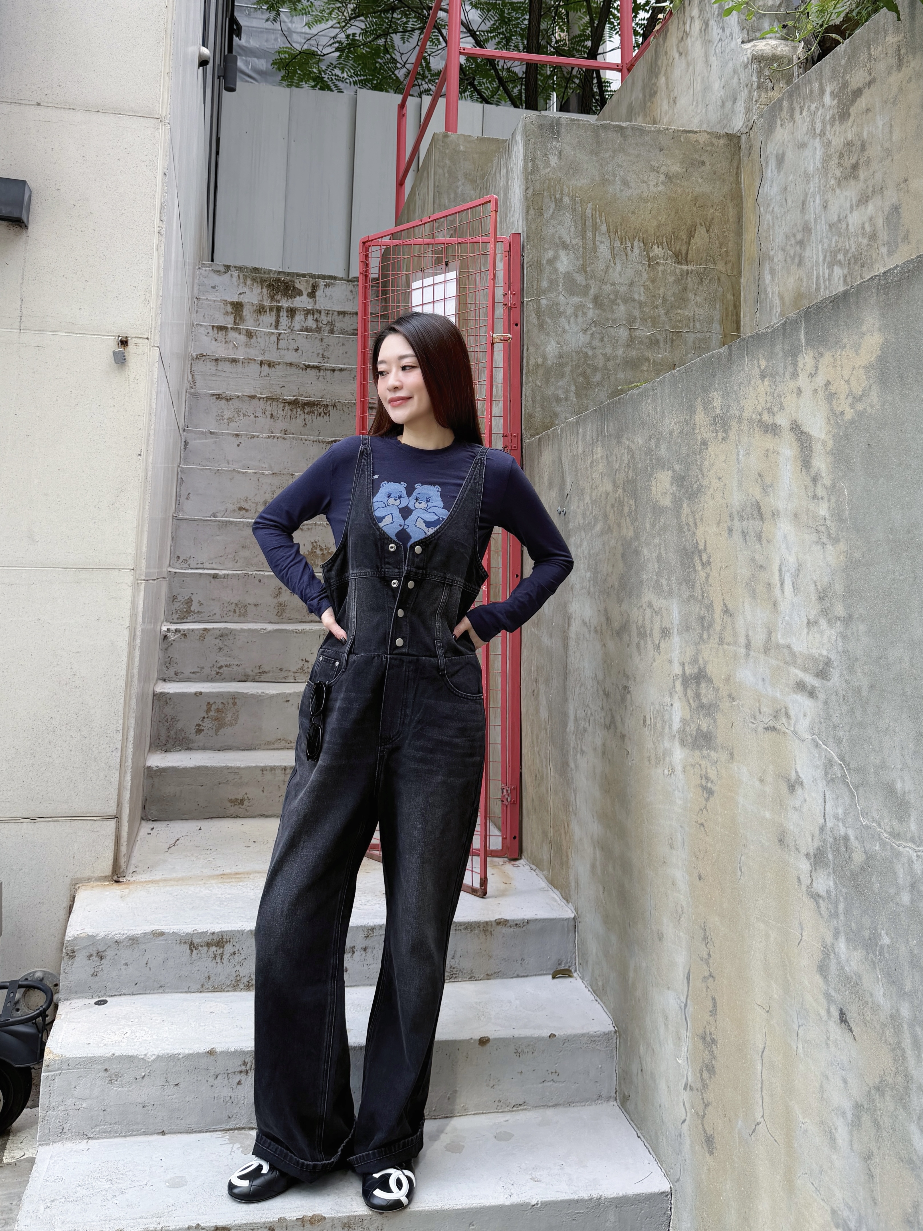 慵懶感 ! Denim Jumpsuit