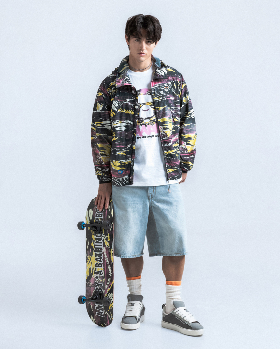 AAPE Relaxed fit AAPEUNVS moonface graphic tee (1888) 寬鬆版