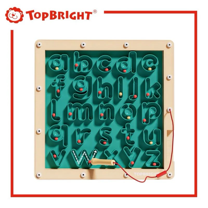 TOPBRIGHT ABC 磁吸字母描繪學習板 