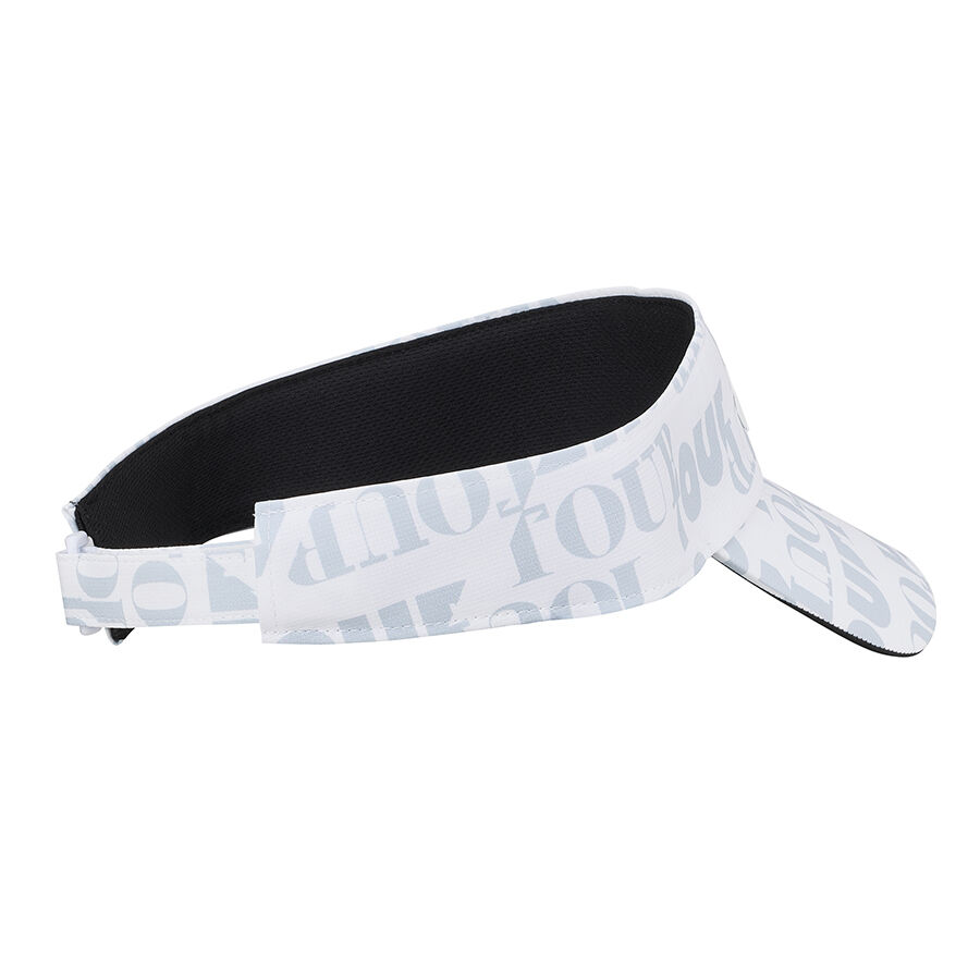 TAYLORMADE GRAPHIC VISOR 男士高爾夫球帽 - 白色