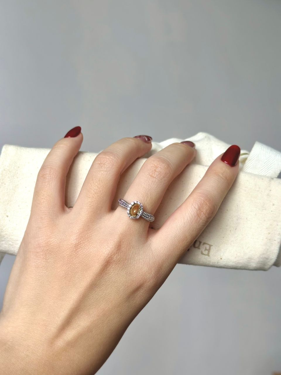 Citrine Ring 黄水晶戒指