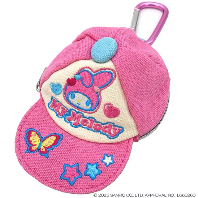 🎀【預訂】Sanrio Y2K 活力 cap帽造型 小包掛飾 - My Melody 