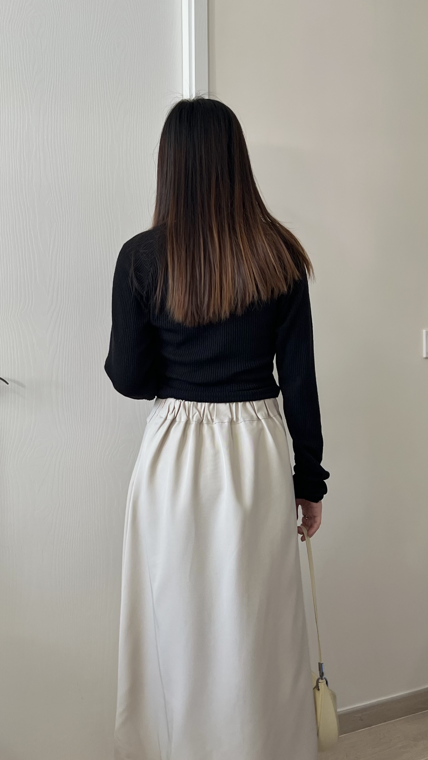 高貴優雅蝴蝶結長裙 修飾肚腩 