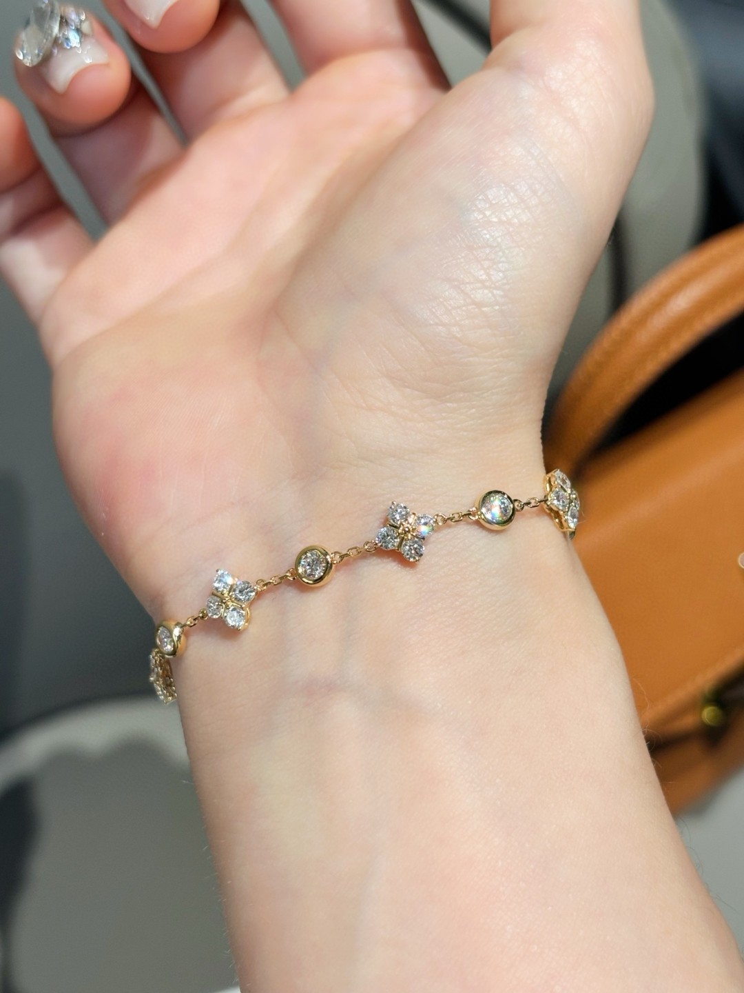 18K Lab Diamond Bracelet