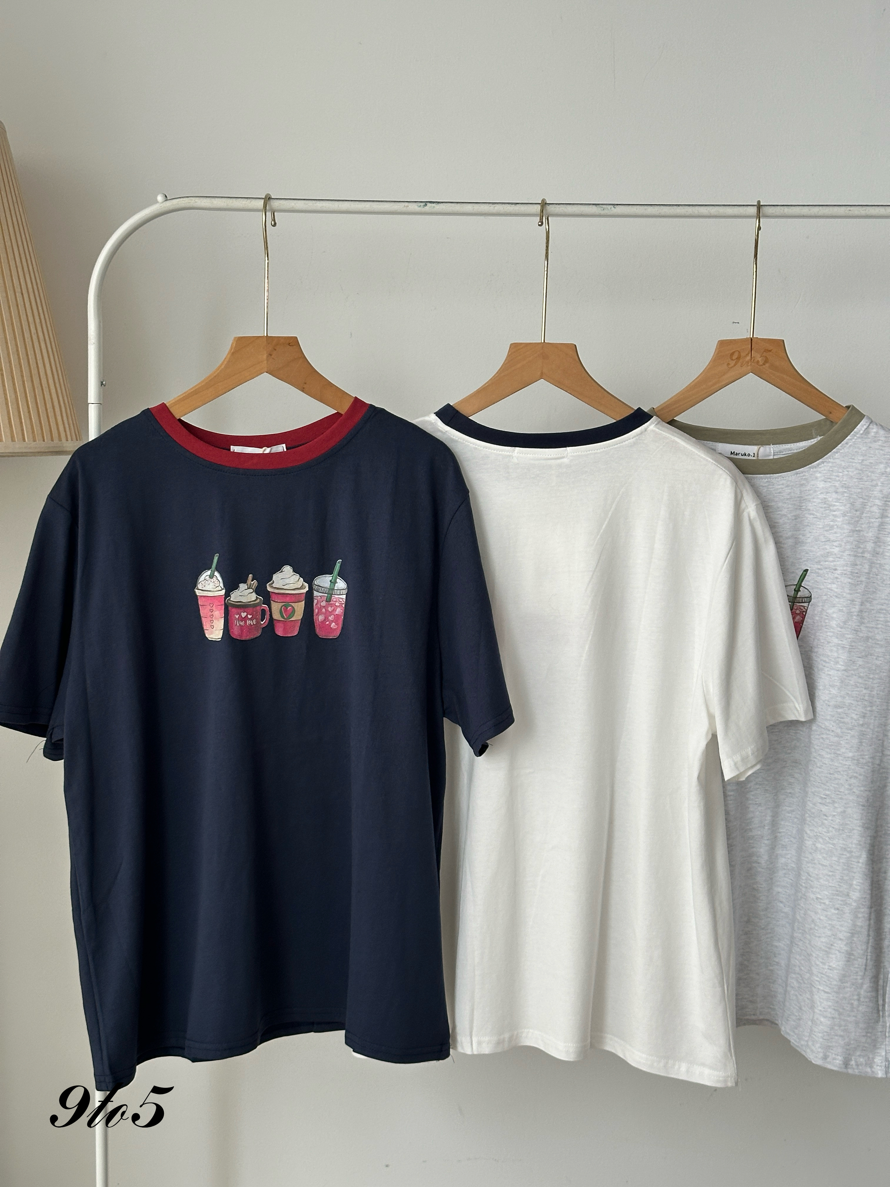 T4038 Printed Casual Tee - 3 Colors 