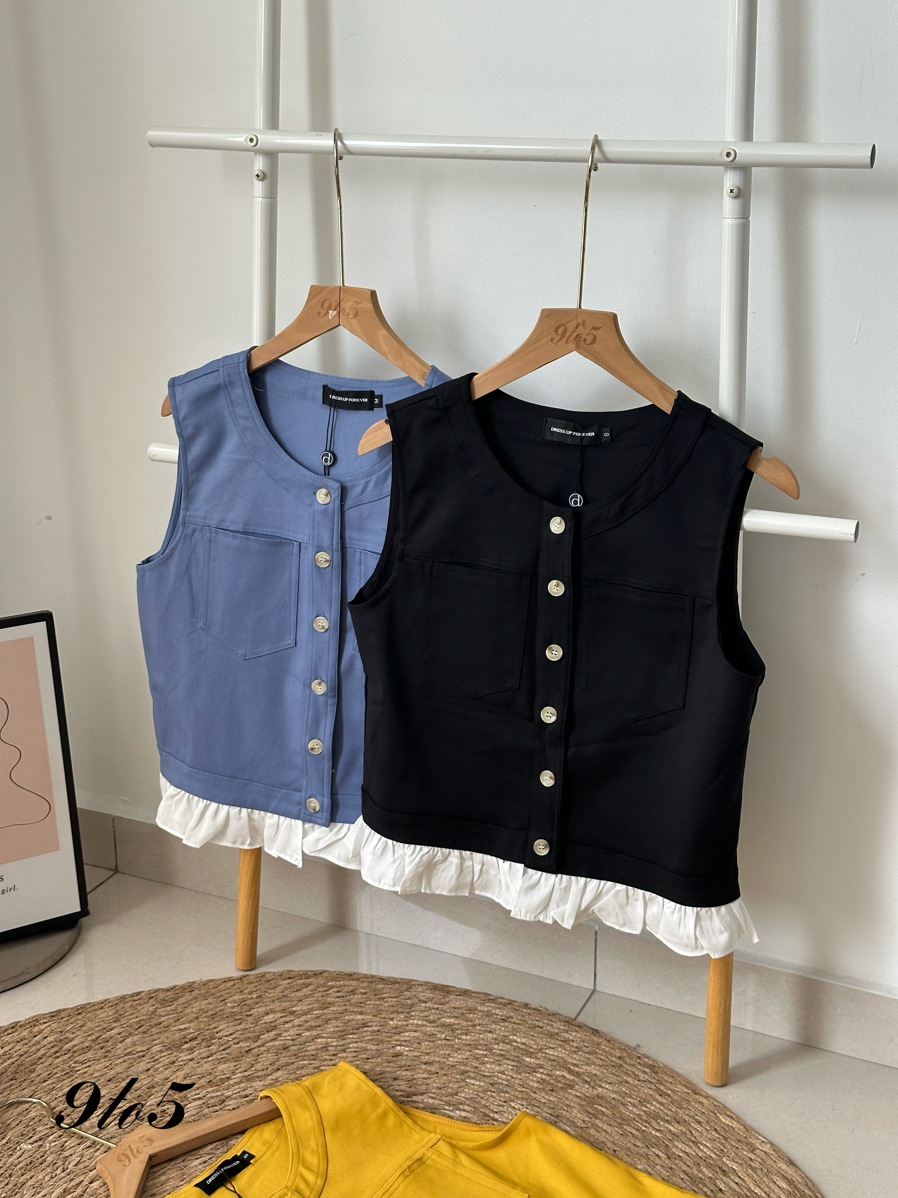 T4000 Sleeveless Layered Top - 4 Colors 