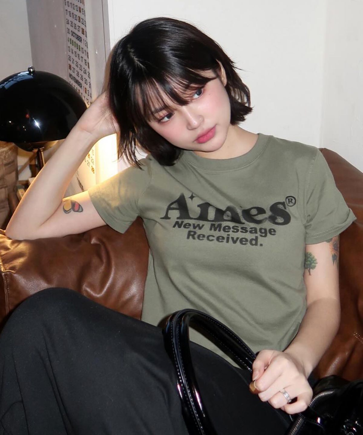 🇰🇷訂購｜AMES 26新色 ｜ROUND HEM CROP TEE 7色 