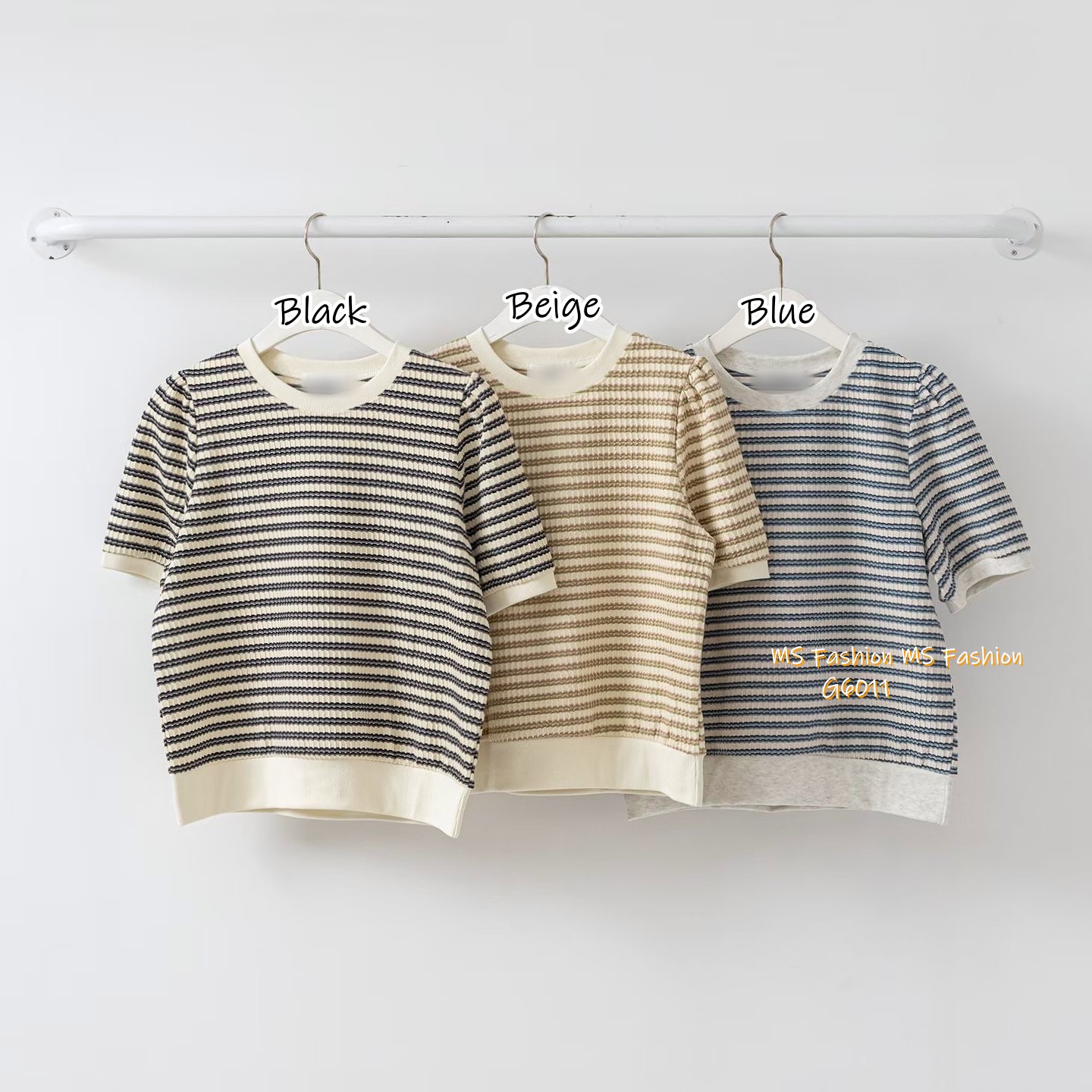 G6011 韓國🇰🇷靚色橫間top