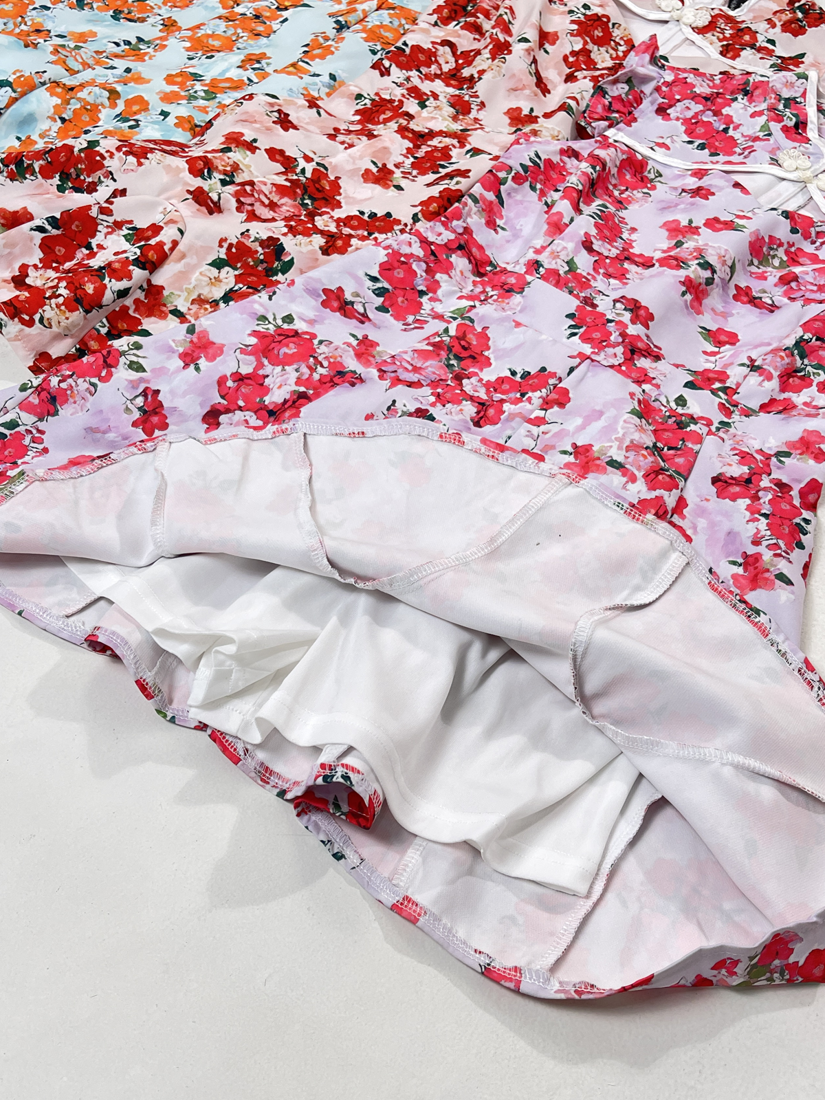 Luck Floral Mini Qipao MC47 