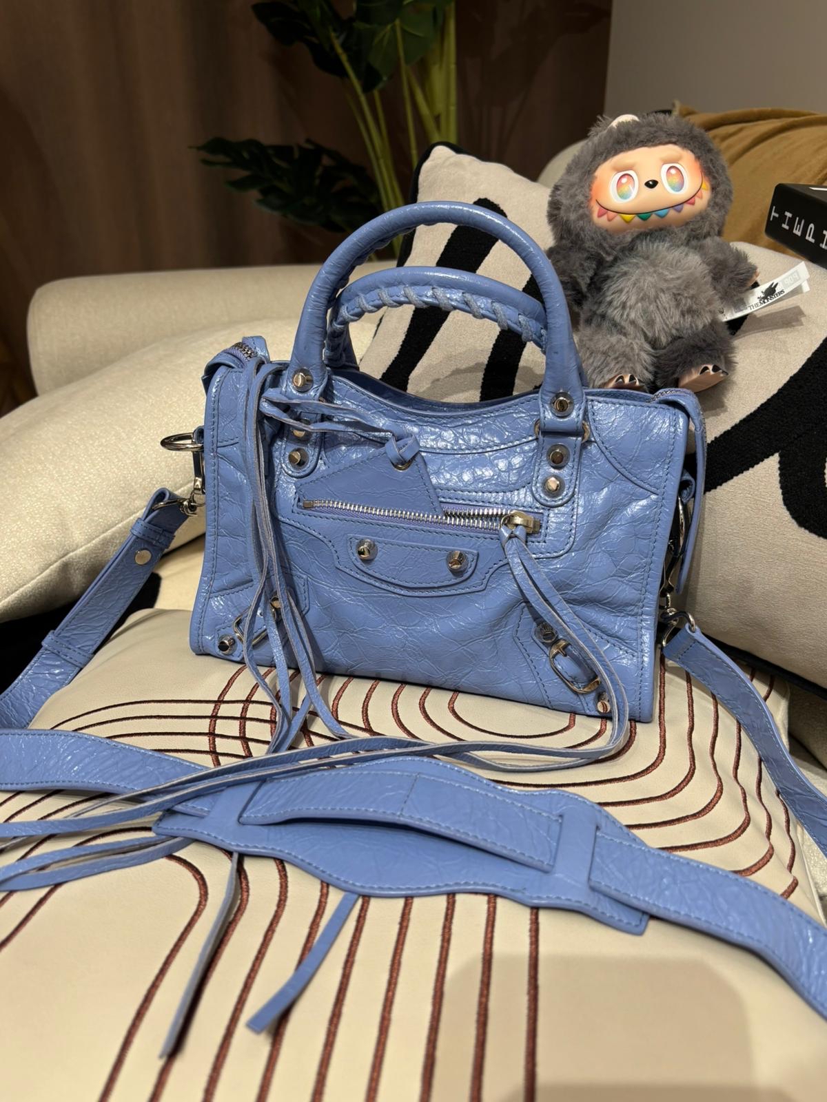 BALENCIAGA Mini City 2 way bag 300295 98%new ✅tap,booklet ✅dust bag 