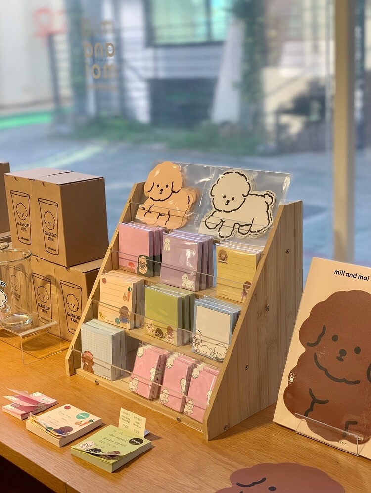 mill and moi 方形便條紙