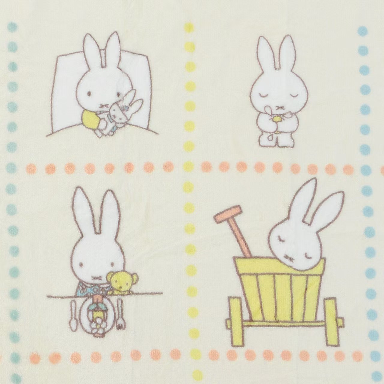 【日本直送】Miffy 抱枕連毛毯套裝 cushion