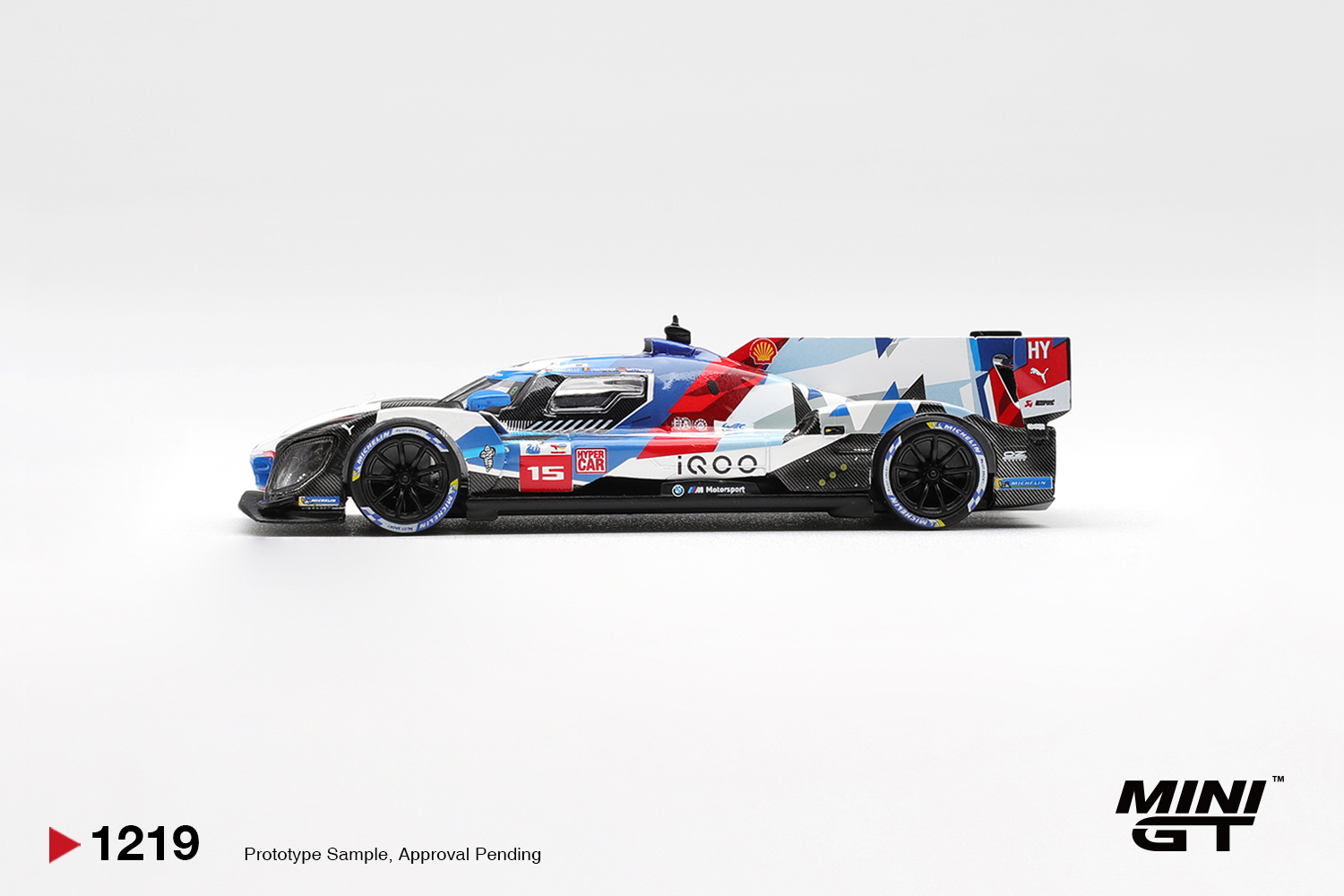 MINI GT 1219 BMW M Hybrid V8 Hypercar #15 2024 Le Mans 24 Hrs MINIGT 1219
