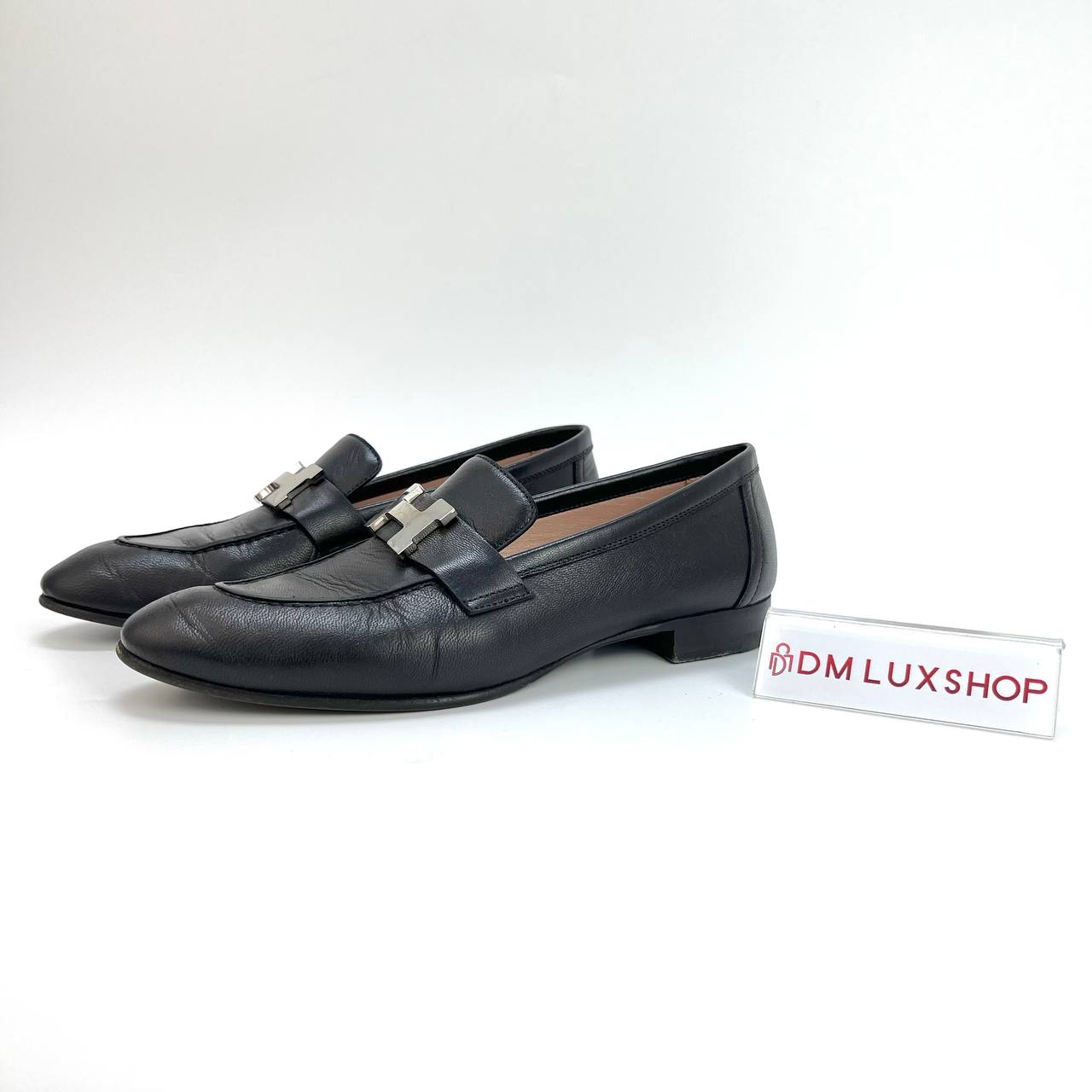 Hermes Black Loafer
