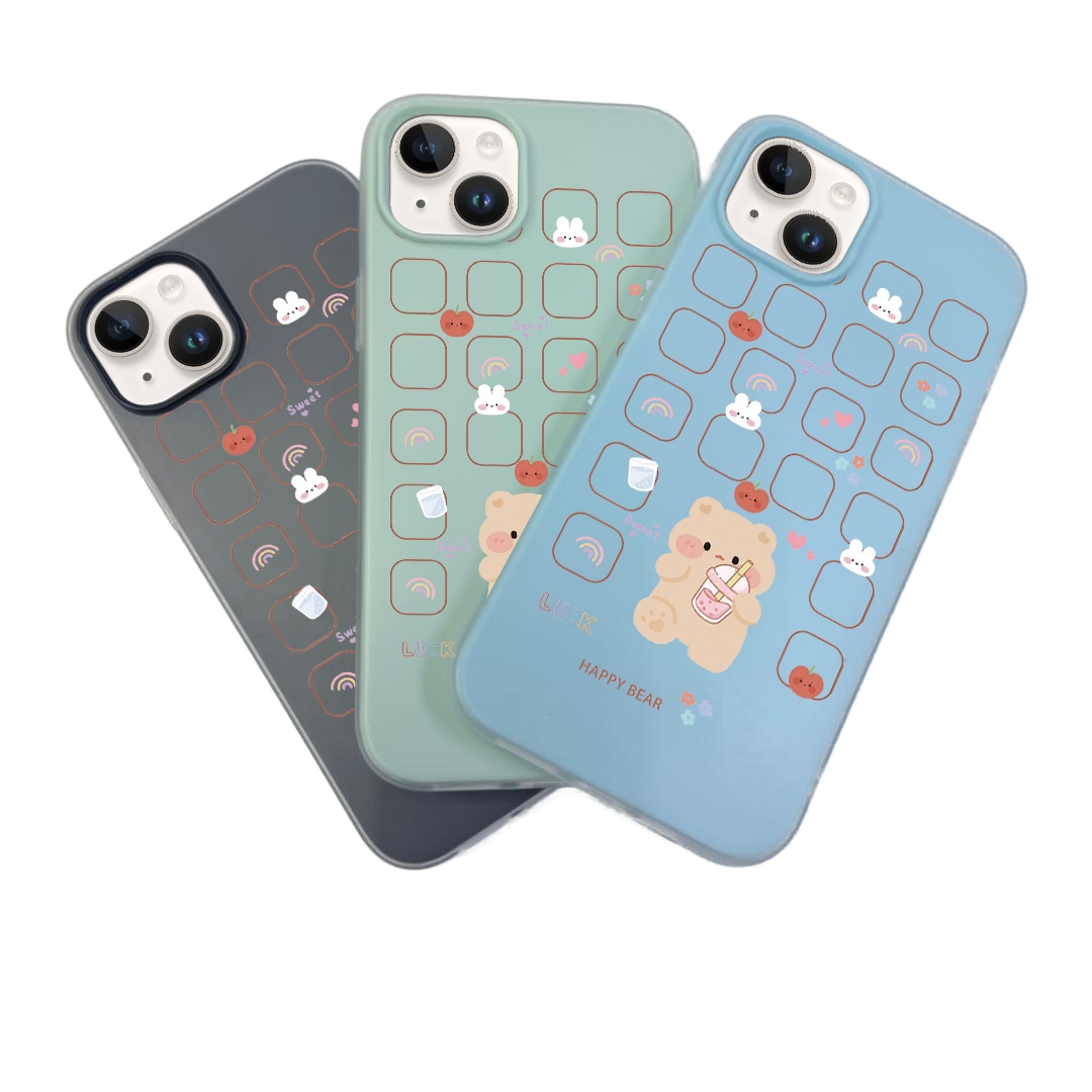 JELLY CASE PHONE FOR IPHONE - DESIGN BEAR F