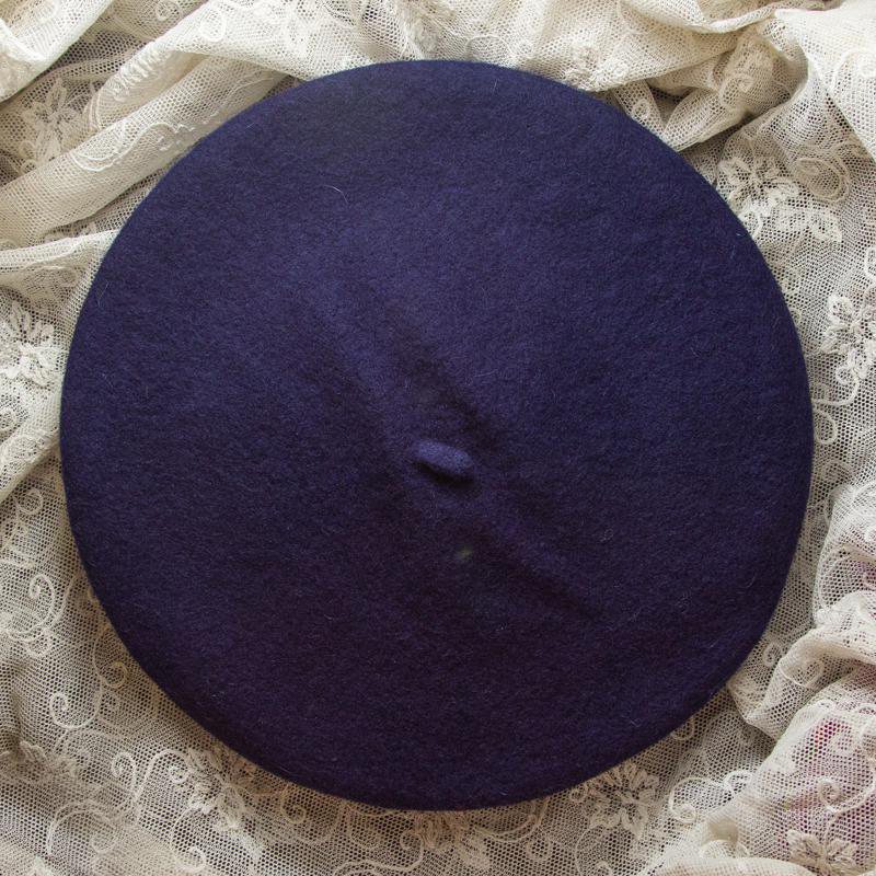 Timeless Woollen Beret Available in different colour