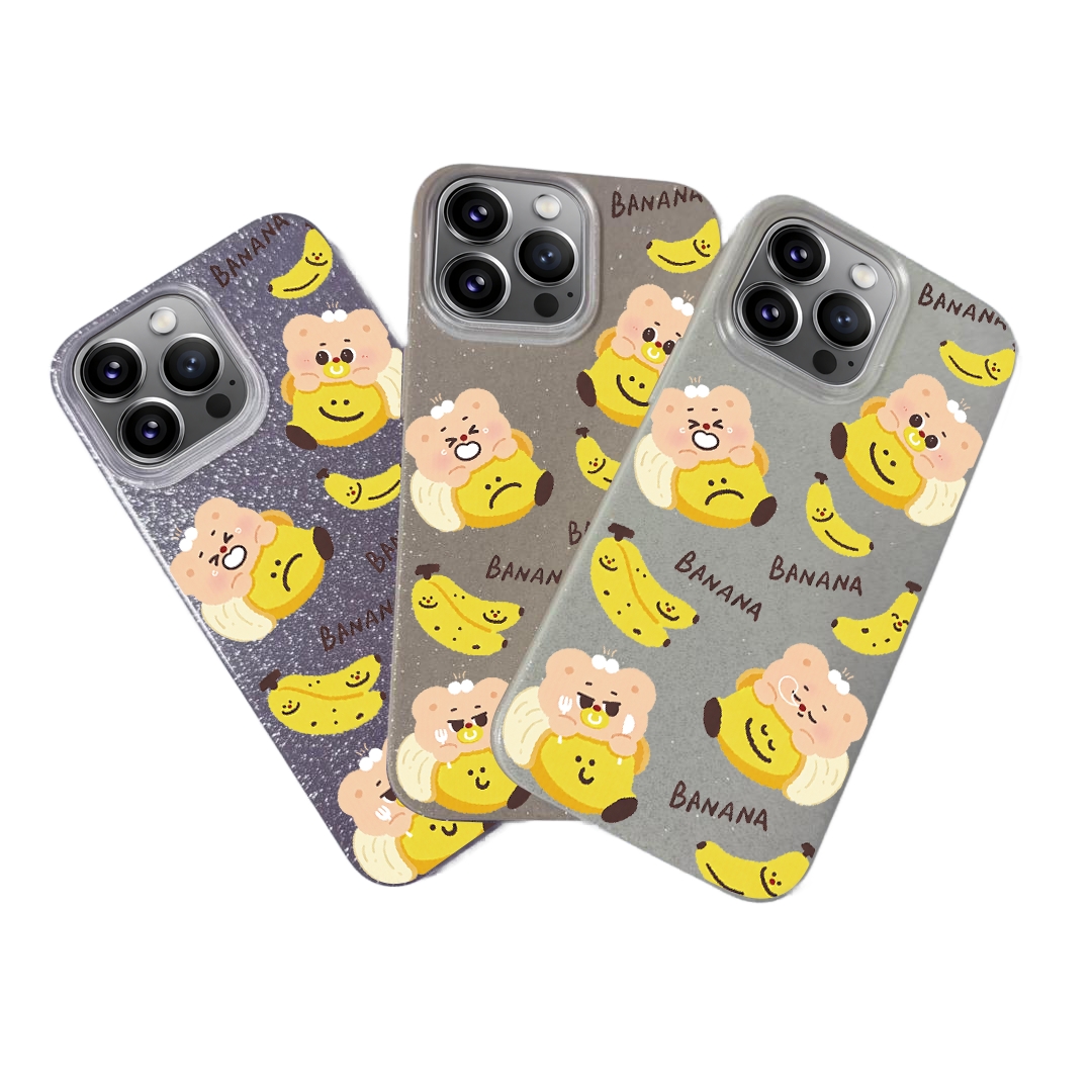 BLING CASE PHONE FOR IPHONE - DESIGN BANANA A