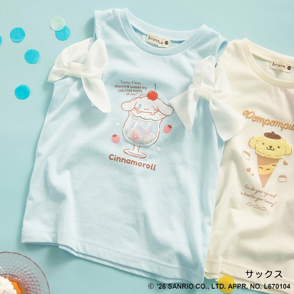🆕【⭐訂購⭐】 🇯🇵日本直送 #Sanrio 雪紡露肩上衣［4款選］ [ELGA-0069][260813]