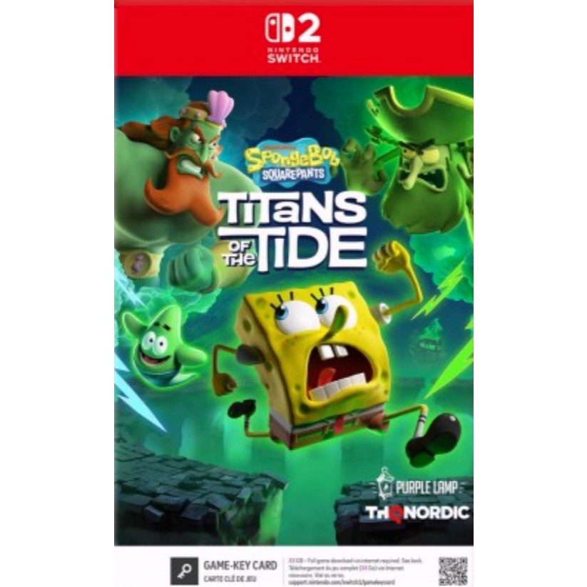 (🔥NEW RELEASE🔥) SpongeBob SquarePants Titans of the Tide (Nintendo Switch 2) Digital Download
