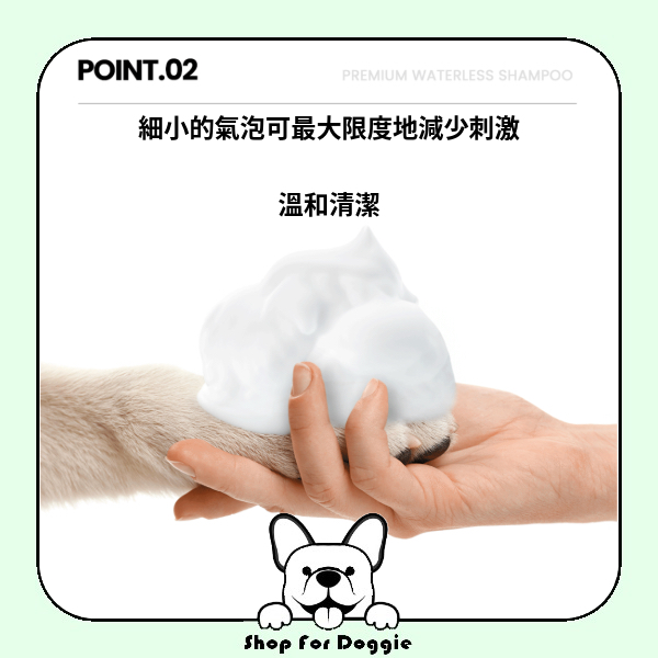 韓國 Hyponic 極致低敏無香寵物乾洗泡190ml