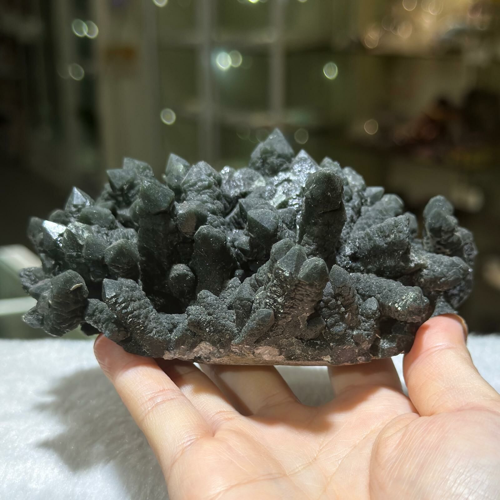 綠幽靈水晶簇 - 3