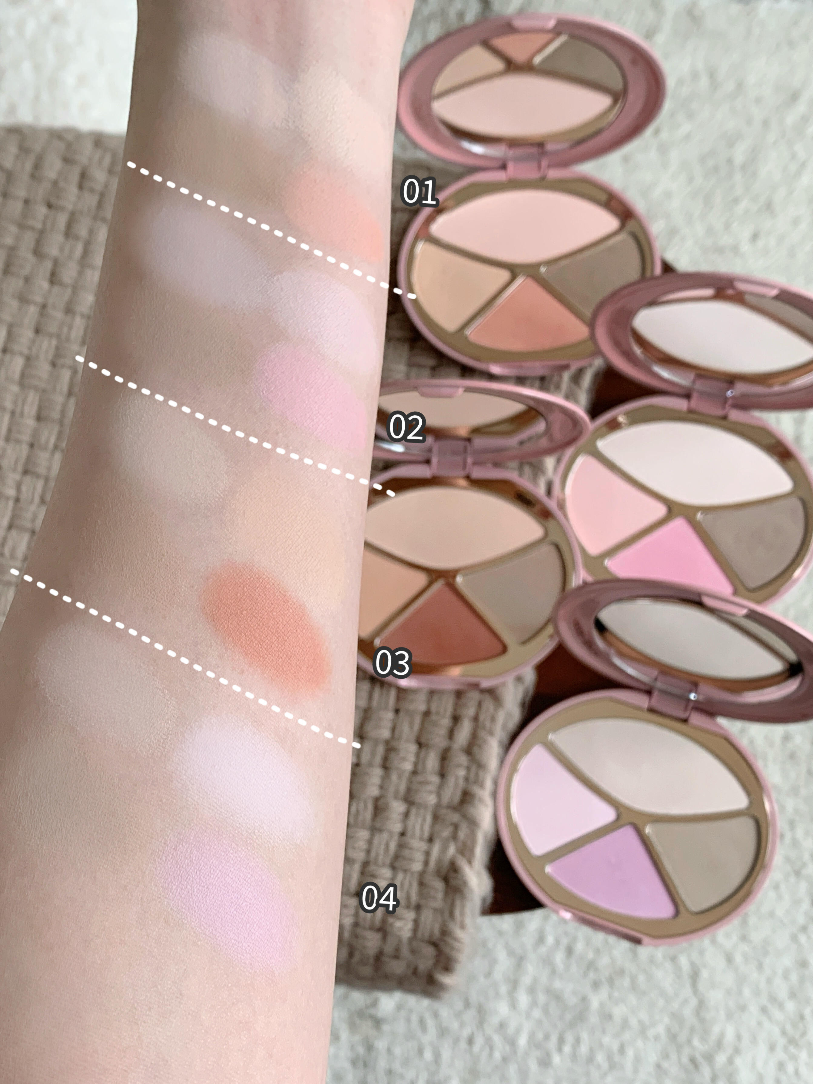 🆕新品！ Charlotte Tilbury CT 四季頰彩盤面部綜合一體盤 胭脂高光修容盤PILLOW TALK SOFT BLOOM SEASONS FACE PALETTE