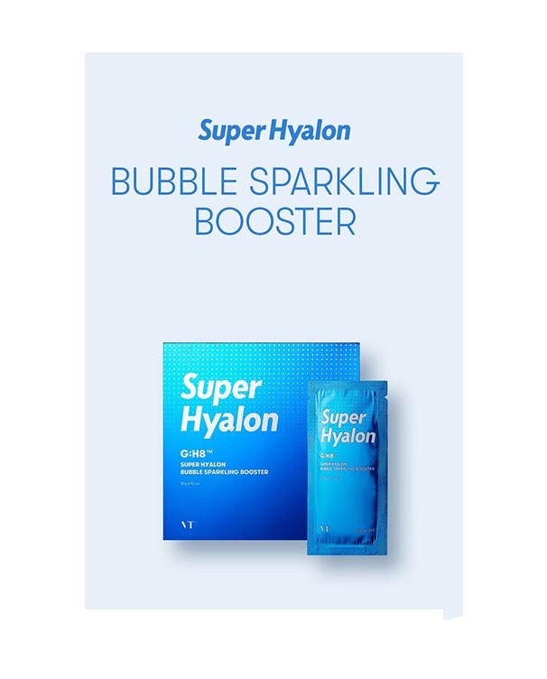 VT - 增強透明質酸深層清潔超級補水泡泡面膜一包裝