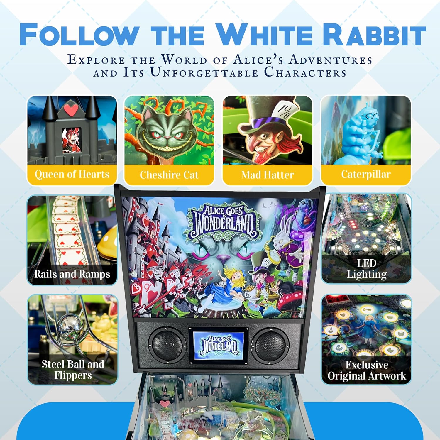 Alice Goes to Wonderland Pinball 爱丽丝去仙境弹球机