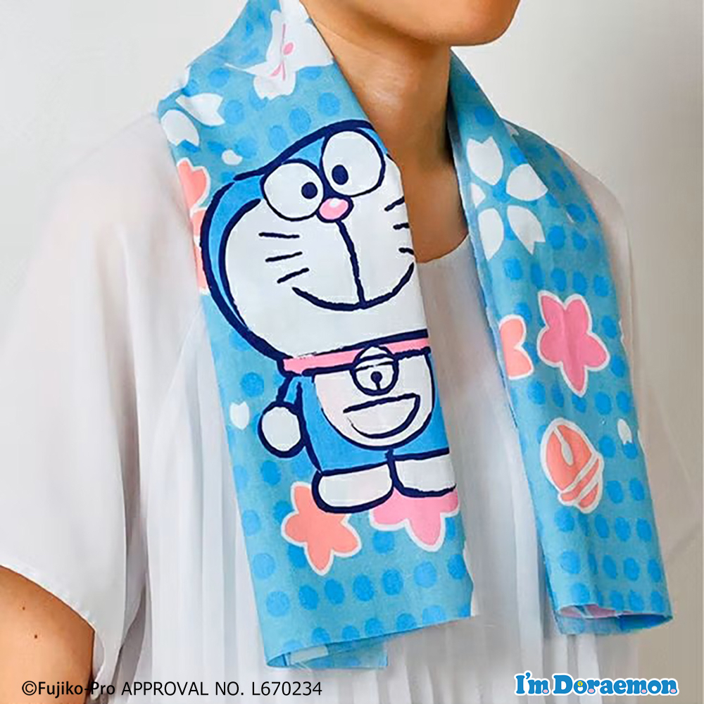 [訂購] 多啦A夢毛巾 手帕 豆沙包｜櫻花｜Doraemon禮物