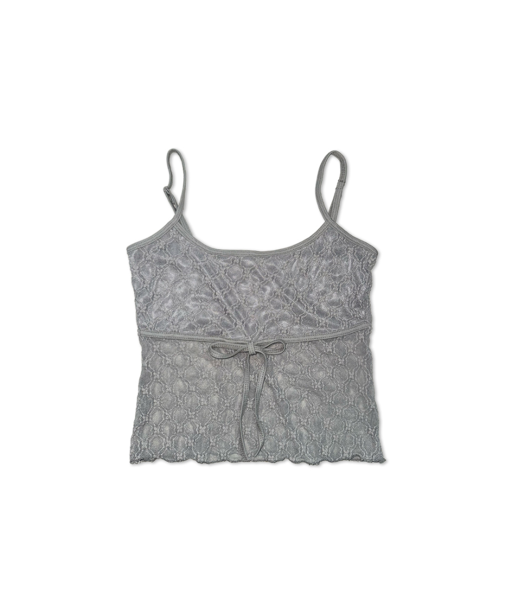 Sheer Ribbon Lace Cami