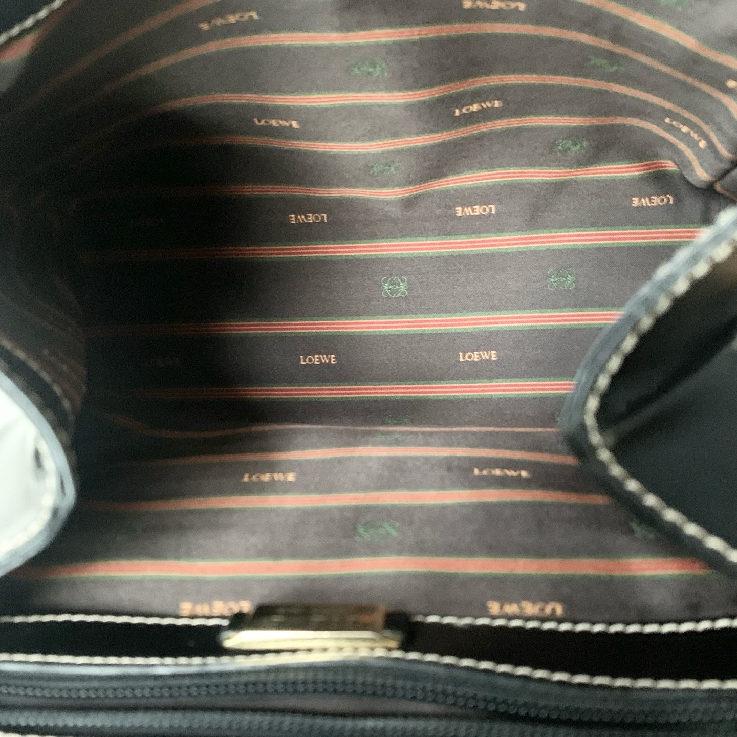 【預訂貨品】Loewe黑金蛇骨Kelly