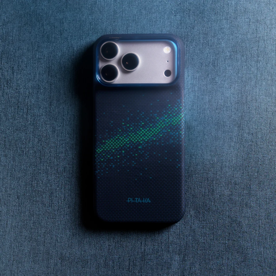 Pitaka Edge Case for iPhone 18 Series - Midnight (PitaTap™)