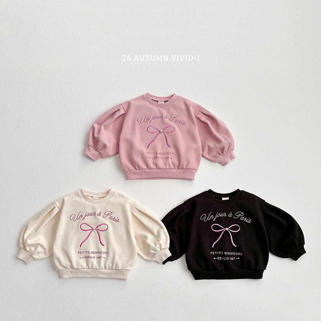 Vivid | Ribbon Jinju Puff Man to Man