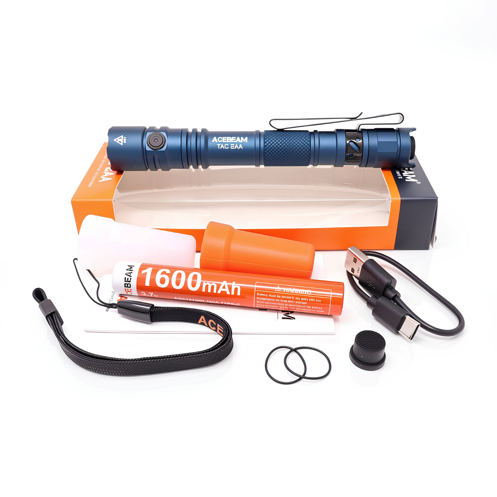 Acebeam TAC 2AA Blue SFT25R Led