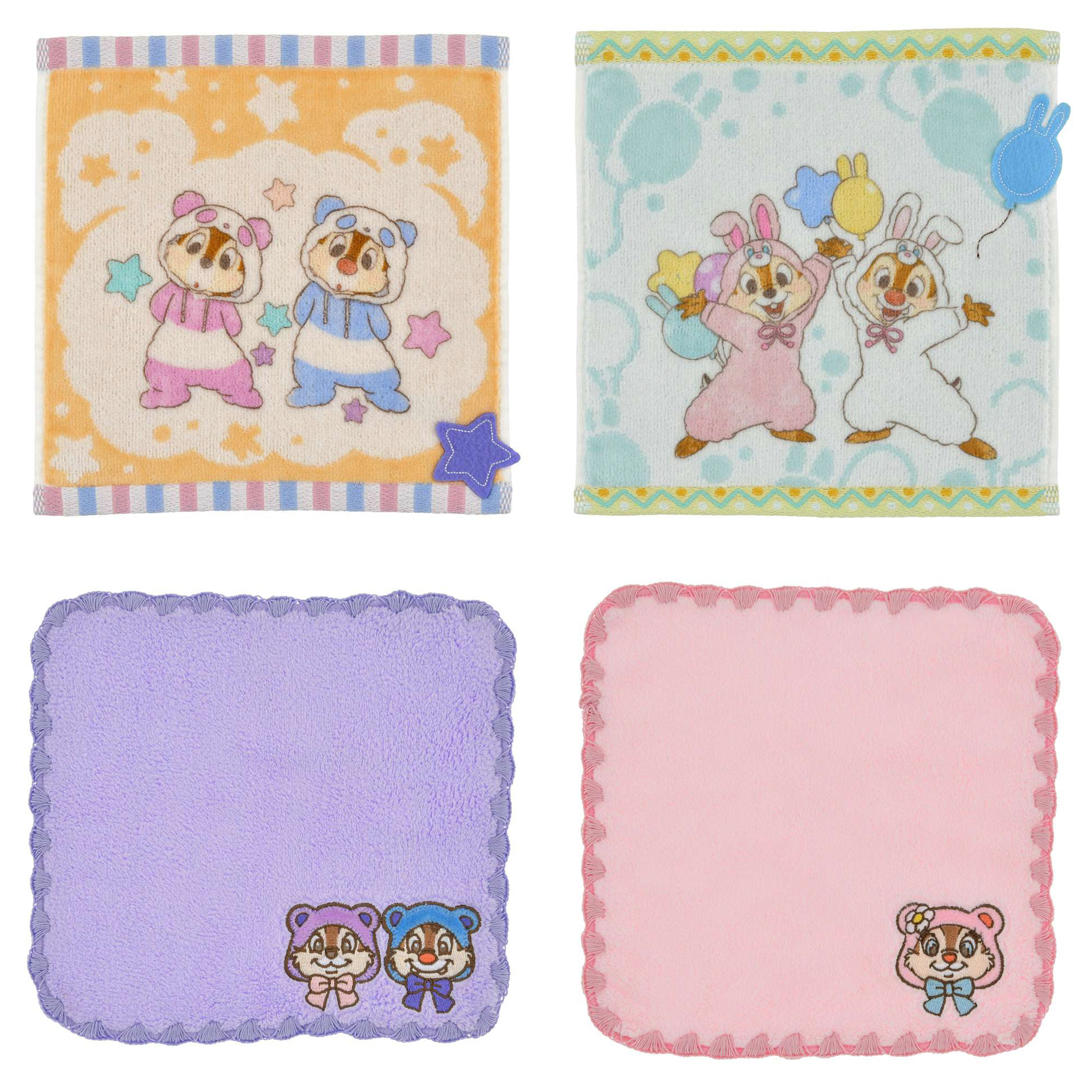 日本預訂📍日本Chip and Dale可愛熊仔樣系列 - 手巾仔