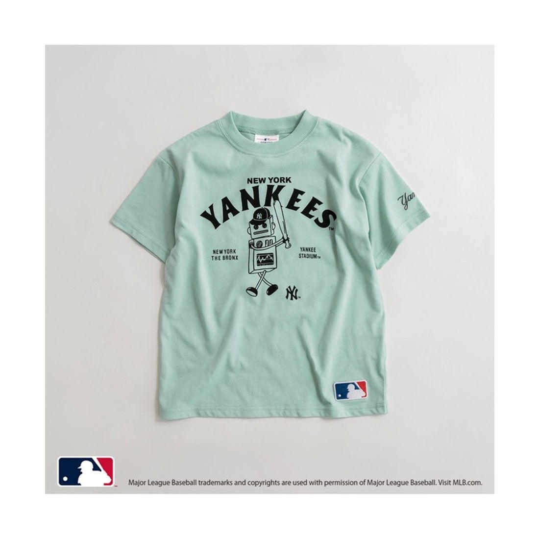 A0136 MLB淺綠色短袖