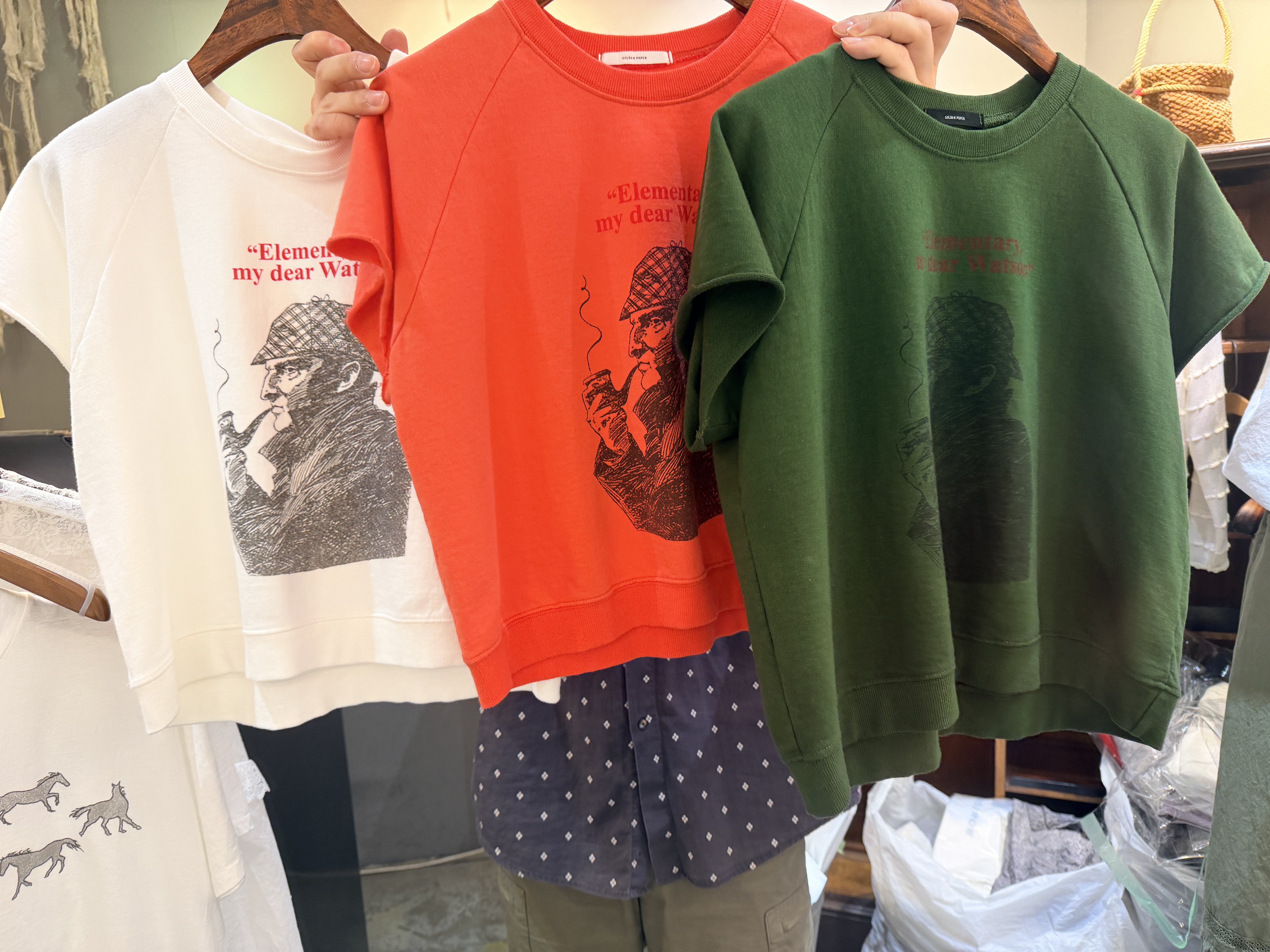 A man printed sweater