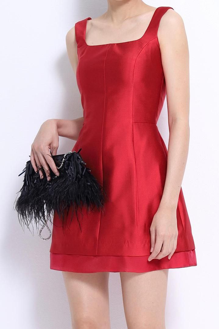 吊带方领连身裙 2119