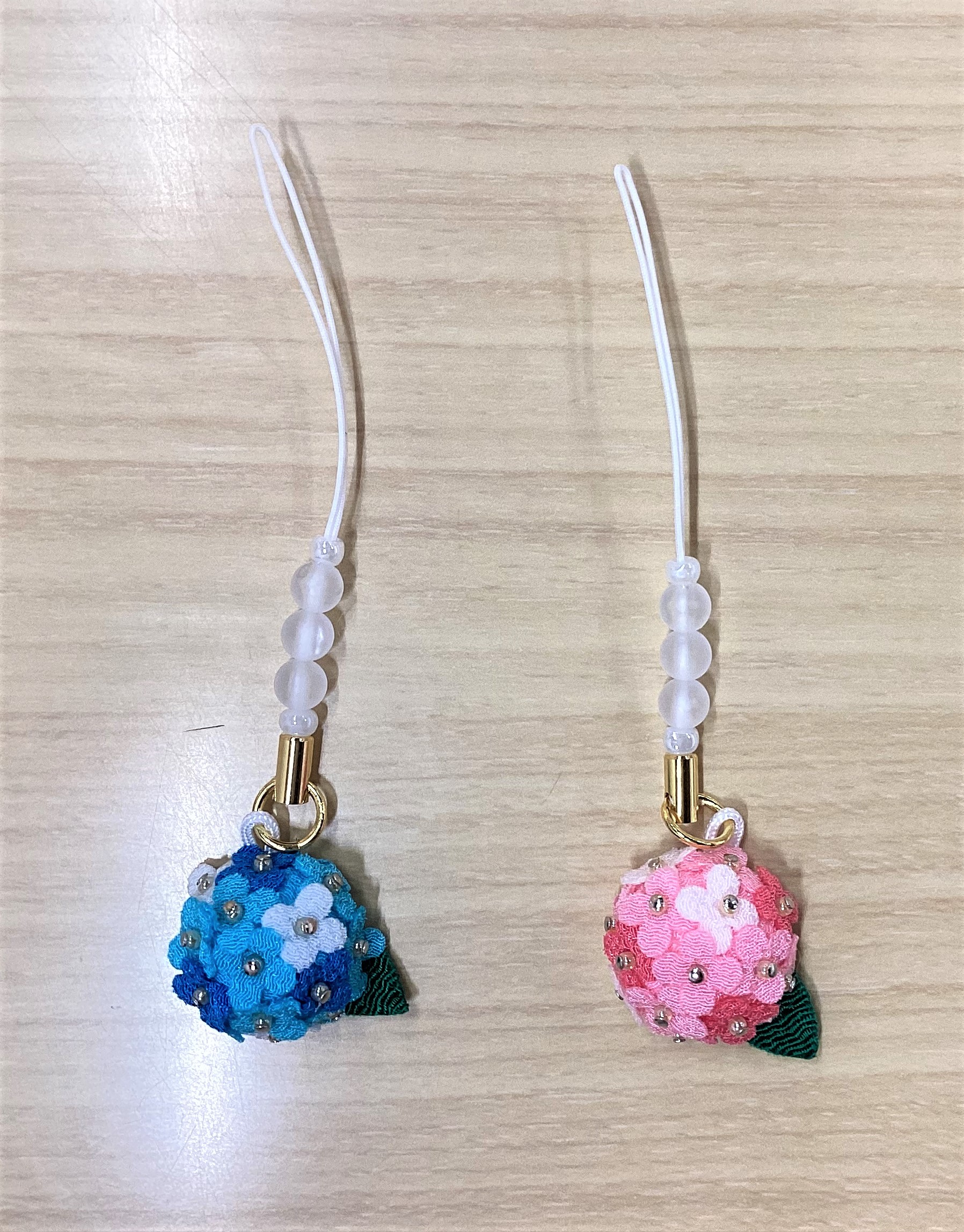 《Pre-Order》紫陽花吊飾 ちりめんあじさい根付｜賀茂御祖神社 (下鴨神社)