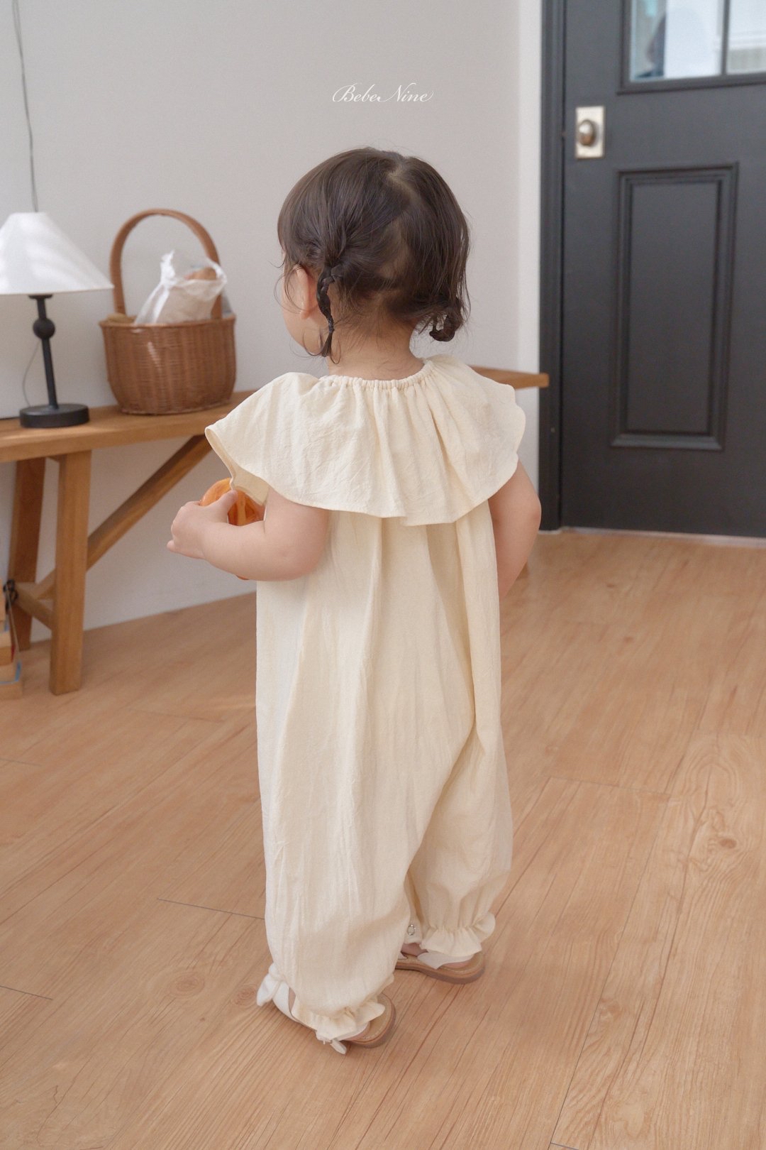 ☀️預訂 韓國直送☀️🇰🇷Bebenine兩色大荷葉領背心連身服