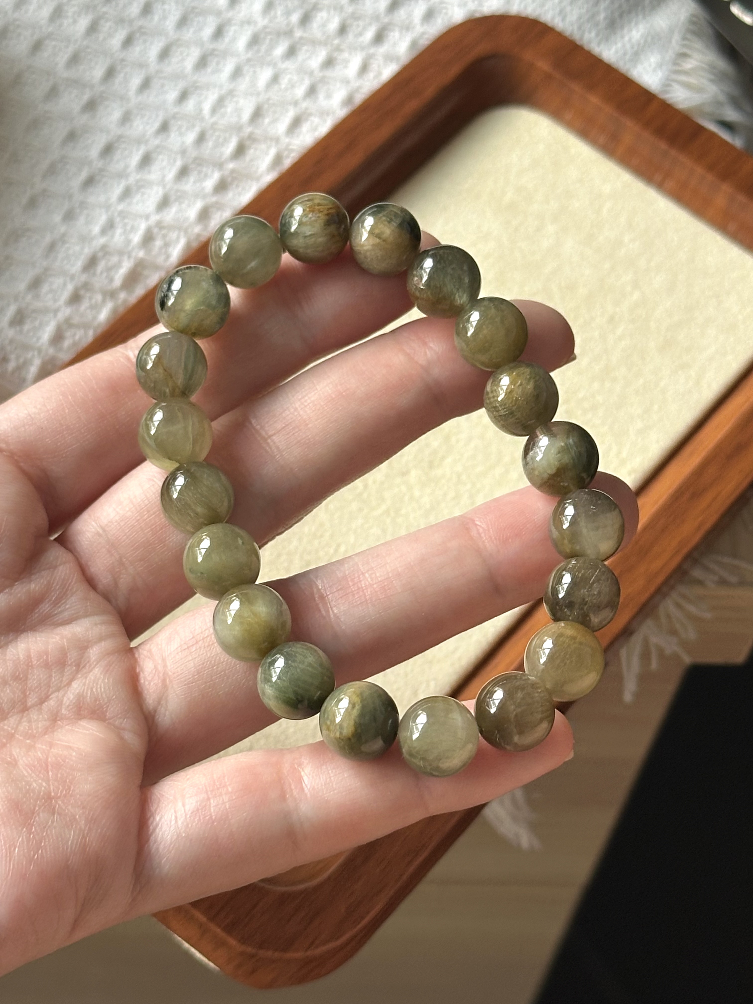 Green rutile 绿发晶 10mm 