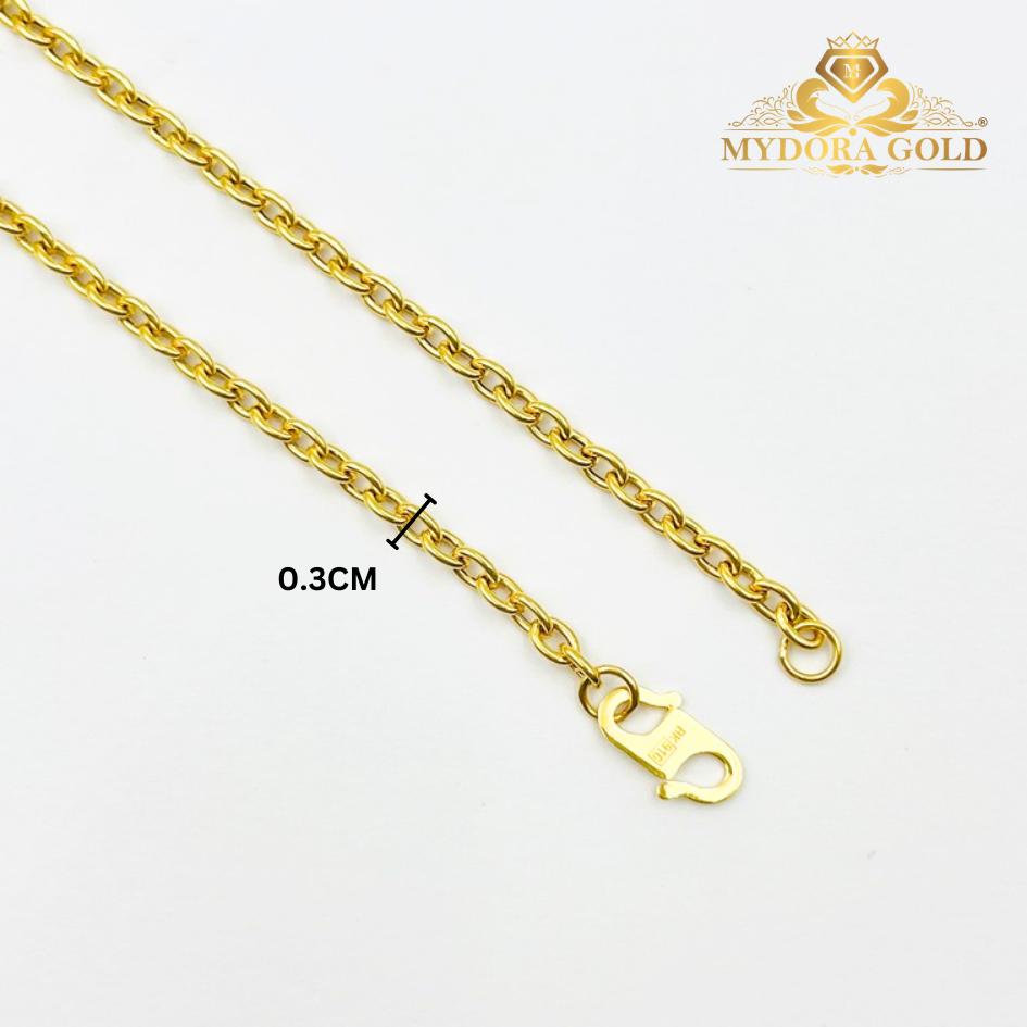 MYDORA Rantai Tangan Sauh Budak 1g+ | EMAS 916/ 22k