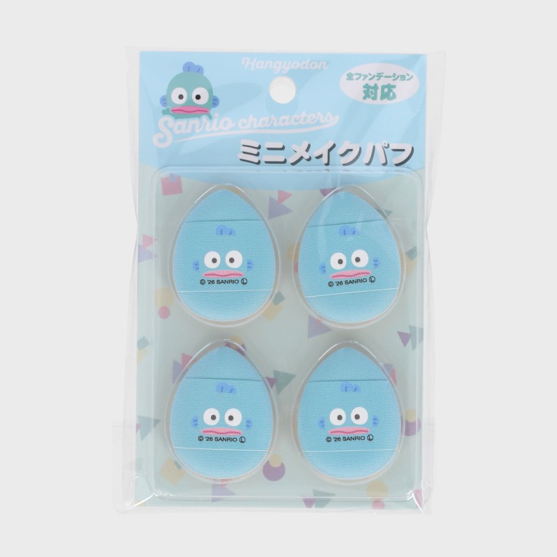 <日本現場訂貨🆕>Sanrio 迷你化妝粉撲4件裝