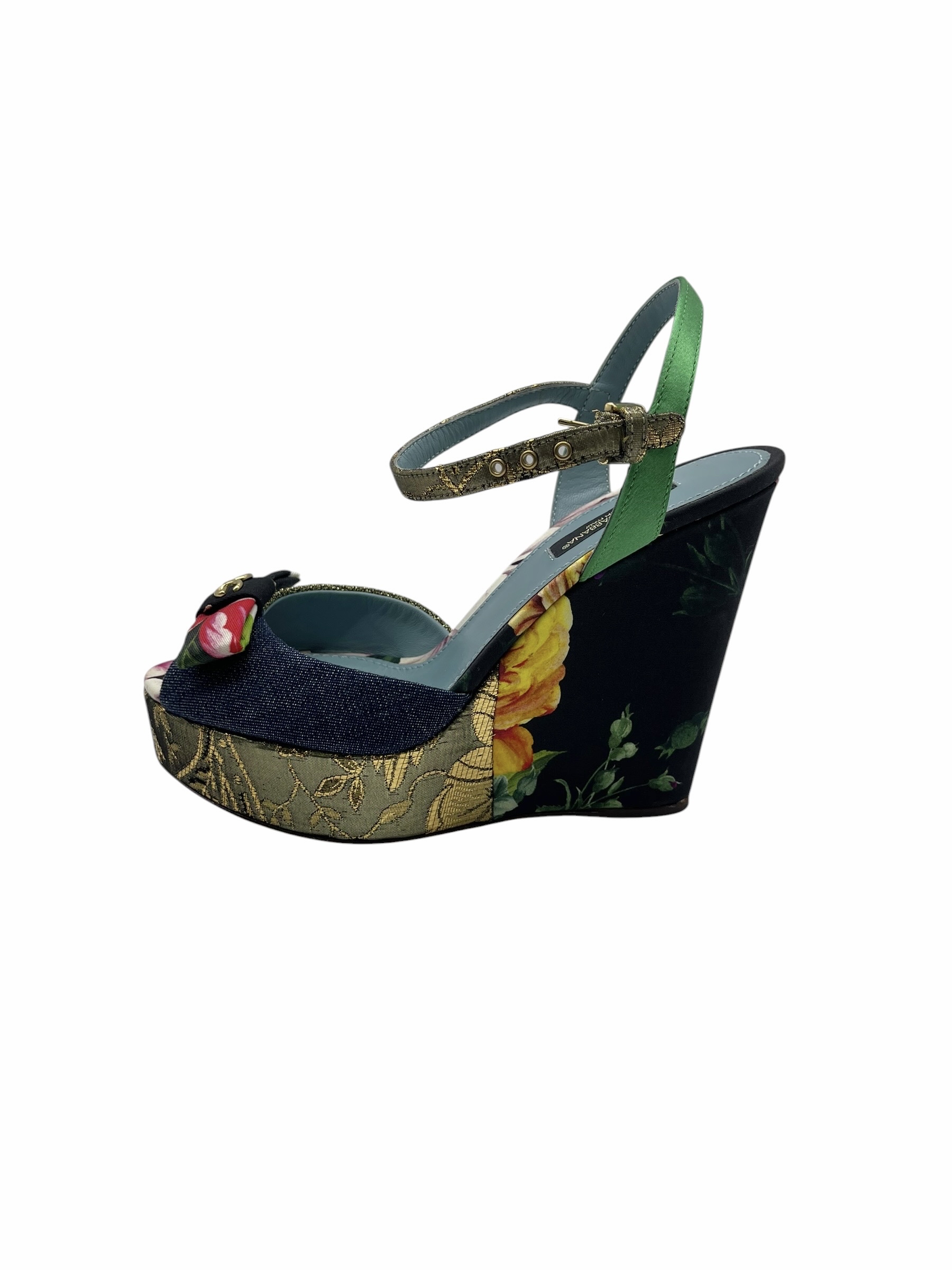 Pre-owned Dolce & Gabbana Patchwork Wedge / Product Code: 070806