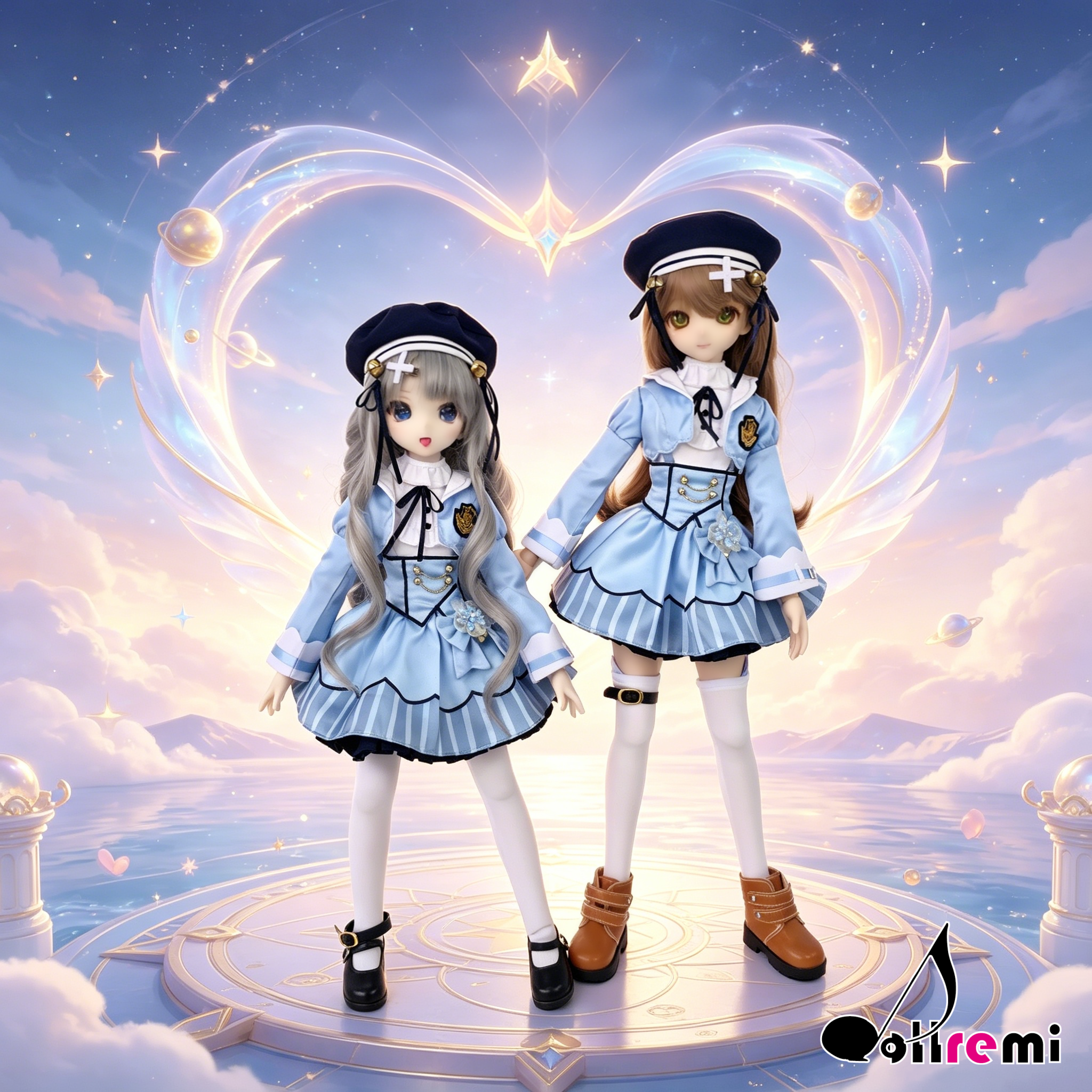 【dollremi】(DD0929) COS 彩虹社 Team ahamo YouTuber 天宮心 Amamiya Kokoro
